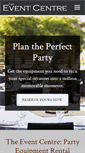 Mobile Screenshot of eventcentrepartyrentals.com